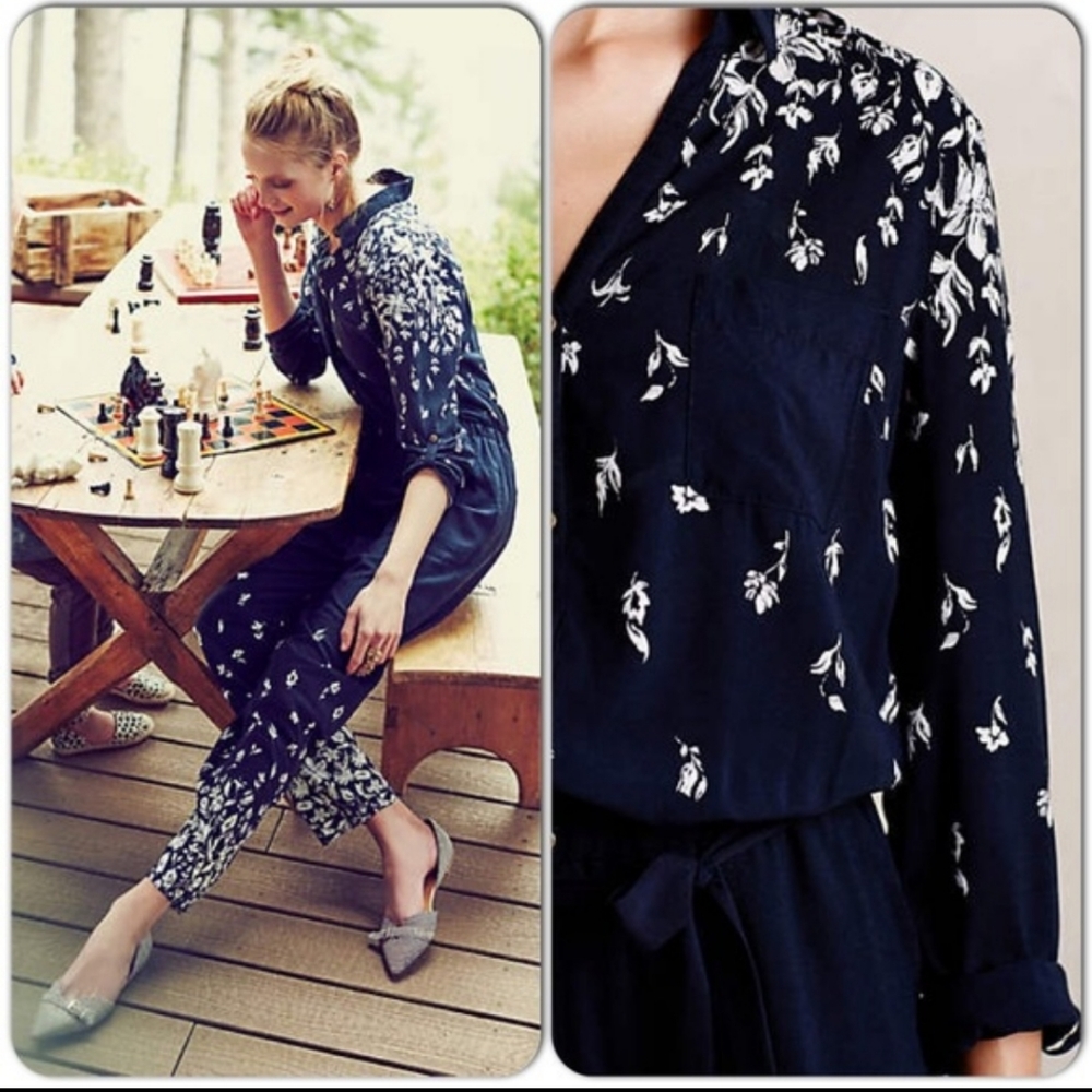 Anthropologie jumpsuit